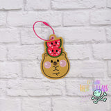 DIGITAL DOWNLOAD Watermelon Bear Bag Tag Bookmark Ornament