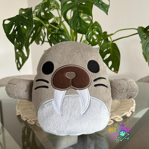 DIGITAL DOWNLOAD Applique Walrus Plush 5 SIZES INCLUDED