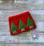 DIGITAL DOWNLOAD Applique Puff Foam Tree Clutch Applique Zipper Bag Lined and Unlined