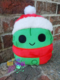 DIGITAL DOWNLOAD Applique Holiday Pickle Plush 5 SIZES INCLUDED