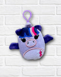 DIGITAL DOWNLOAD Applique Pony Squishy Keychain BUNDLE