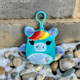 DIGITAL DOWNLOAD Applique Rainbow Pony Squishy Keychain