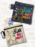 DIGITAL DOWNLOAD 5x5 Kiss My Mutt Poo Bag Holder