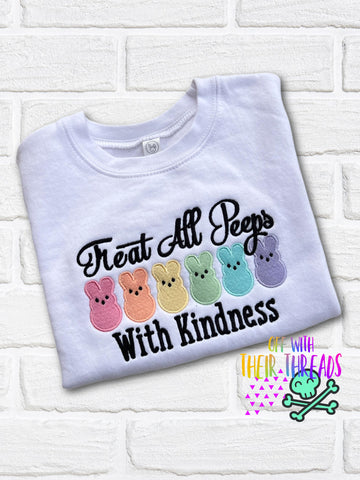 DIGITAL DOWNLOAD Treat All Peeps With Kindness 4 SIZES INCLUDED