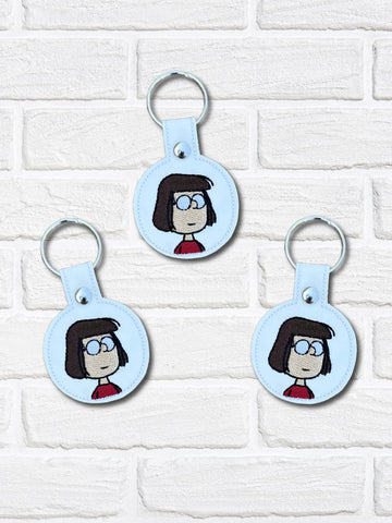 DIGITAL DOWNLOAD Marcie Snap Tab Key Chain