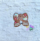 DIGITAL DOWNLOAD Gingerbread Hair Bow