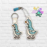 DIGITAL DOWNLOAD Goose Trio Snap Tab And Bag Tag Bundle Bookmark Ornament Keychain
