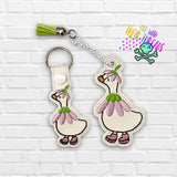 DIGITAL DOWNLOAD Goose Trio Snap Tab And Bag Tag Bundle Bookmark Ornament Keychain