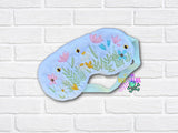 DIGITAL DOWNLOAD  Wildflower Sleep Mask 2 SIZES INCLUDED