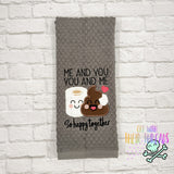 DIGITAL DOWNLOAD Happy Together 2 SIZES INCLUDED Applique and Full Fill Included