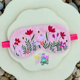 DIGITAL DOWNLOAD  Wildflower Sleep Mask 2 SIZES INCLUDED