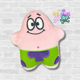 DIGITAL DOWNLOAD Applique Patrick Plush 5 SIZES INCLUDED