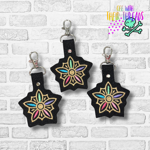 DIGITAL DOWNLOAD Golden Snap Tab Keychain