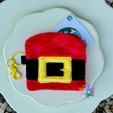 DIGITAL DOWNLOAD Applique Santa Buckle Coin Pouch