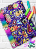 DIGITAL DOWNLOAD ITH Pencil Pouch Binder Bag 4 SIZES INCLUDED