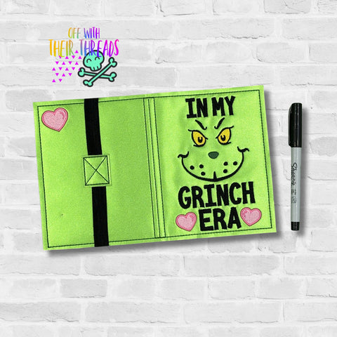 DIGITAL DOWNLOAD Grinch Era A6 Notebook Cover