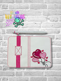 DIGITAL DOWNLOAD 5x7 Applique Balloon Heart Mini Composition Notebook Cover