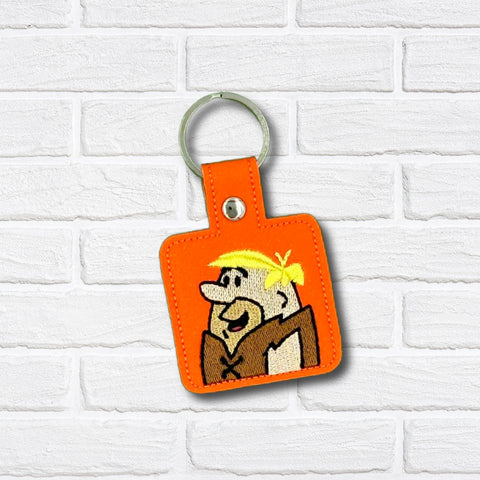 DIGITAL DOWNLOAD Barney Snap Tab Keychain