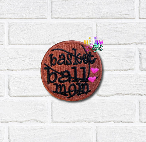 DIGITAL DOWNLOAD Basketball Mom Patch 3 SIZES INCLUDED