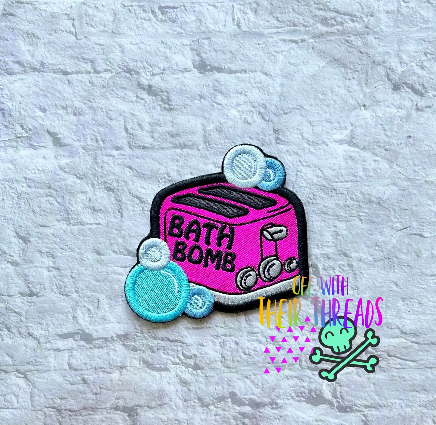 DIGITAL DOWNLOAD Bath Bomb Toaster Patch 3 SIZES INCLUDED – Off With ...