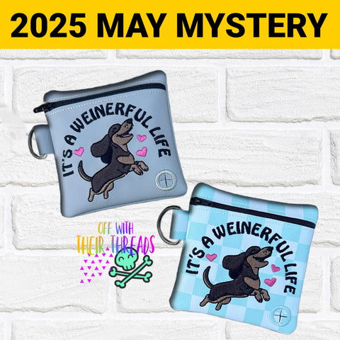 DIGITAL DOWNLOAD 5x5 Weinerful Life Poo Bag Holder