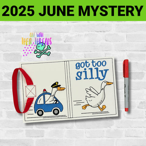 DIGITAL DOWNLOAD Silly Goose A6 Notebook Cover
