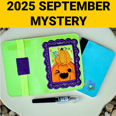 DIGITAL DOWNLOAD 5x7  Applique Skull Halloween Frame 1 Mini Composition Notebook Cover