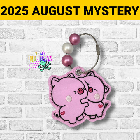 DIGITAL DOWNLOAD Piggy Bag Tag Bookmark Ornament
