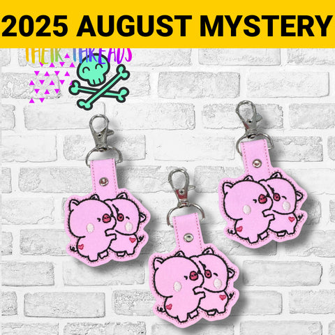 DIGITAL DOWNLOAD Piggy Snap Tab Keychain