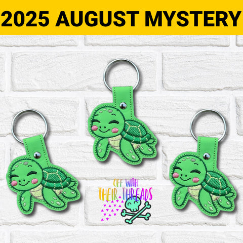 DIGITAL DOWNLOAD Sea Turtle Snap Tab Keychain