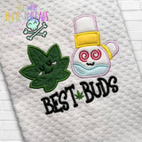 DIGITAL DOWNLOAD Applique Best BUDdies 4 SIZES INCLUDED