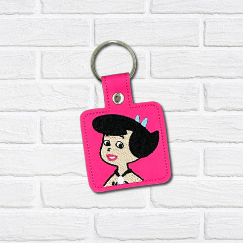 DIGITAL DOWNLOAD Betty Snap Tab Keychain