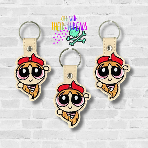 DIGITAL DOWNLOAD Blossom Snap Tab Keychain