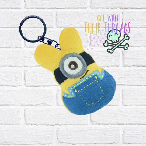 DIGITAL DOWNLOAD Applique Yellow Goggle Squishy Keychain MARCH 2024 MYSTERY