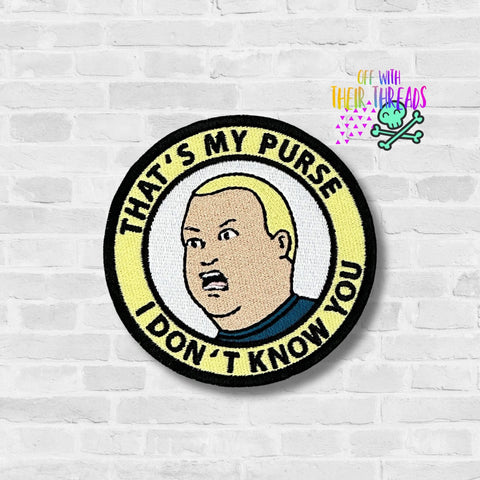 DIGITAL DOWNLOAD Bobby Patch 3 SIZES INCLUDED