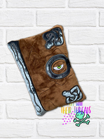 DIGITAL DOWNLOAD Applique Spell Book Plush 5 SIZES INCLUDED