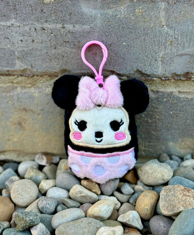 DIGITAL DOWNLOAD Applique Bow Mouse Squishy Keychain