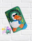 DIGITAL DOWNLOAD Applique Get This Bread Mini Composition Notebook Cover