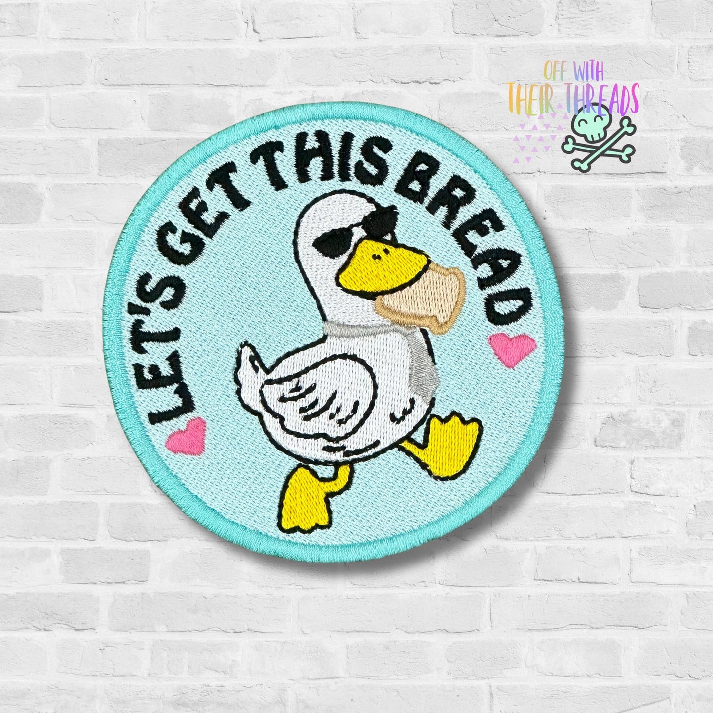 DIGITAL DOWNLOAD Let's Get This Bread Patch 3 SIZES INCLUDED – Off With ...