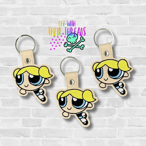 DIGITAL DOWNLOAD Bubbles Snap Tab Keychain