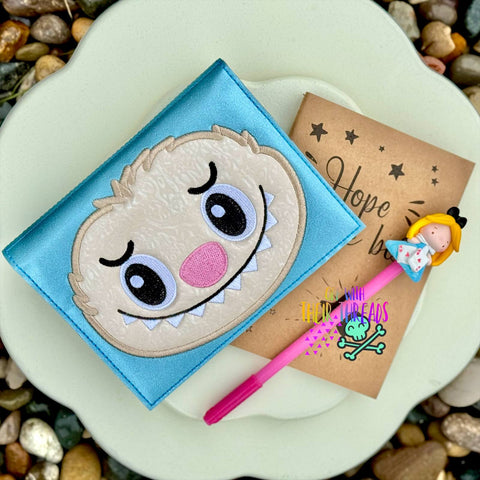 DIGITAL DOWNLOAD Applique Bunny A6 Notebook Cover