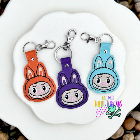 DIGITAL DOWNLOAD Bunny Snap Tab Key Chain