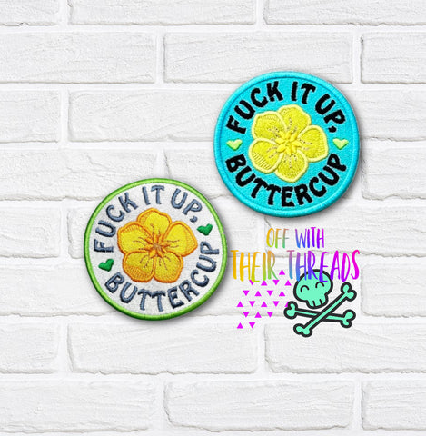 DIGITAL DOWNLOAD Buttercup Patch 3 SIZES INCLUDED