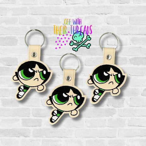 DIGITAL DOWNLOAD Buttercup Snap Tab Keychain