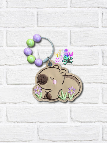 DIGITAL DOWNLOAD Capybara Bag Tag Bookmark Ornament
