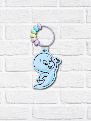 DIGITAL DOWNLOAD Casper Ghost Bag Tag Bookmark Ornament