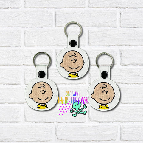 DIGITAL DOWNLOAD Charlie Snap Tab Key Chain