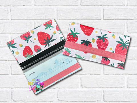 DIGITAL DOWNLOAD Applique and Blank Checkbook Holder Set