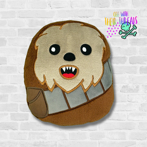 DIGITAL DOWNLOAD Applique Chewbacca Plush 5 SIZES INCLUDED