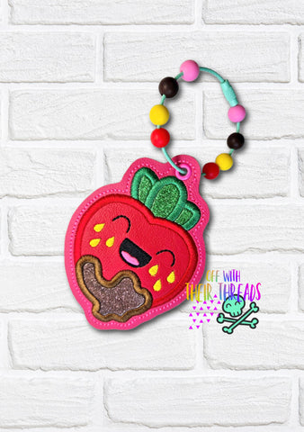 DIGITAL DOWNLOAD Applique Chocolate Strawberry Bag Tag Bookmark Ornament